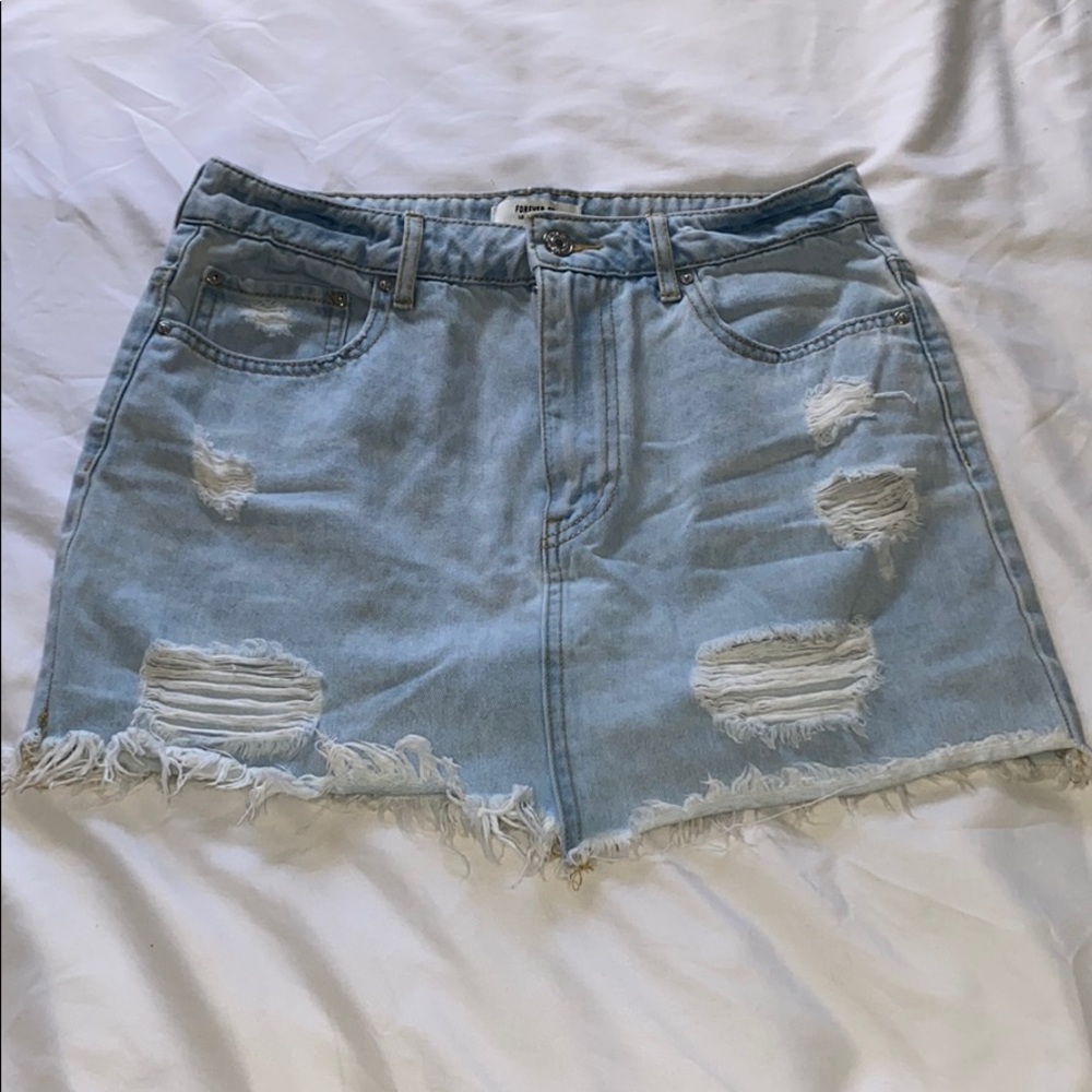 Short Jean Skirt